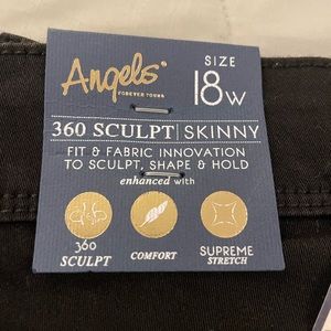 Angels Black Skinny Jeans